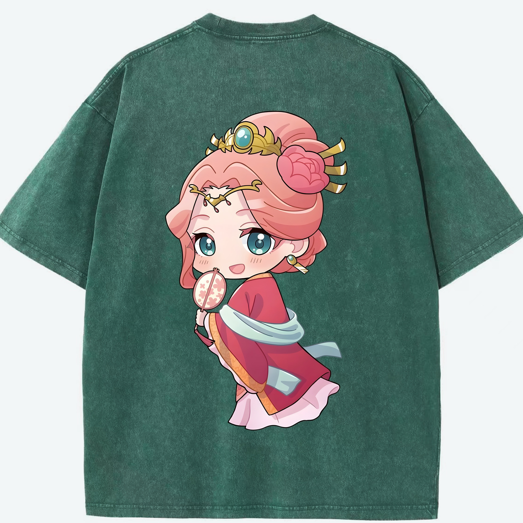 （画像用） 薬屋のひとりごと The Apothecary Diaries 綿100% ヴィンテージ風 半袖Tシャツ（背面プリント）